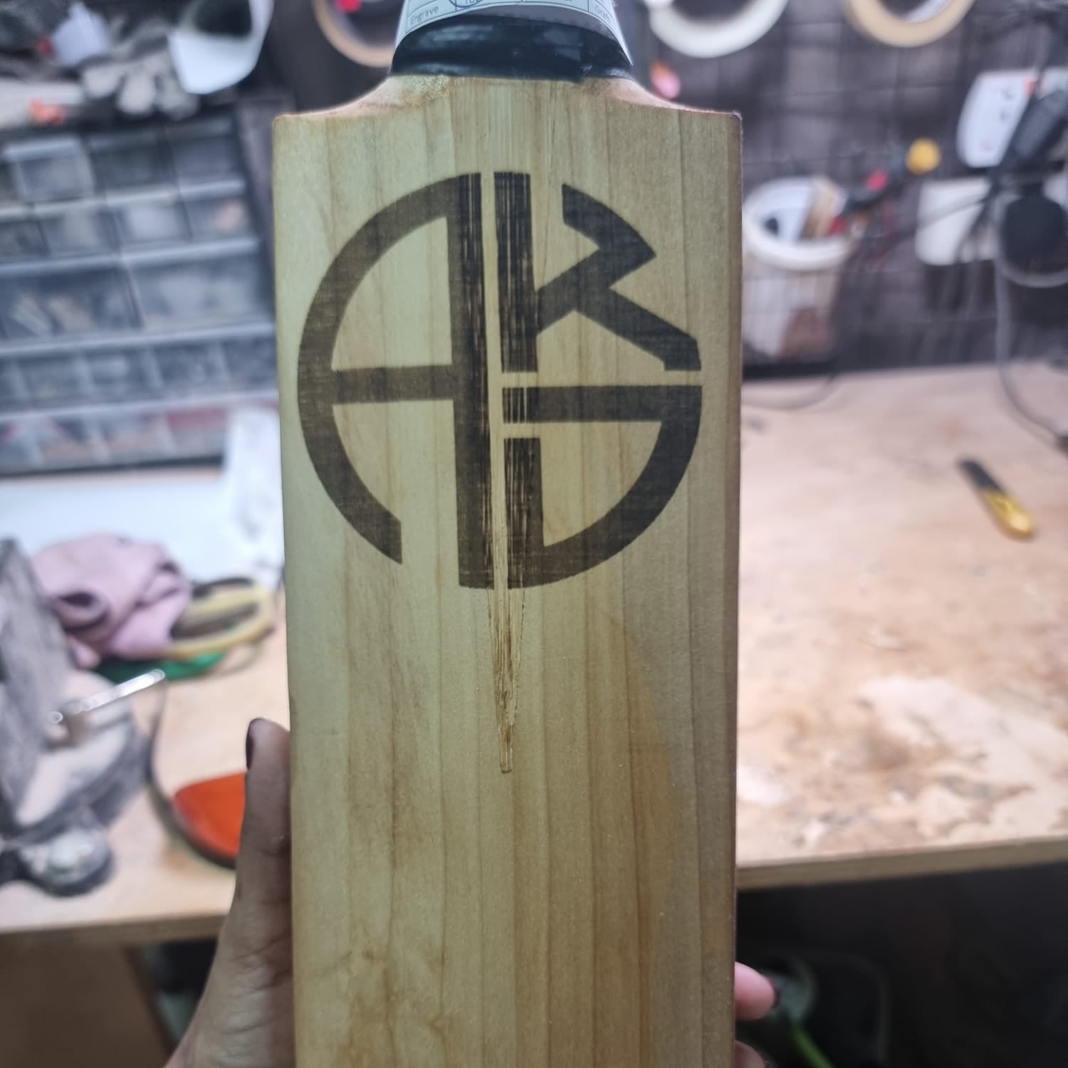 Bat Engraving